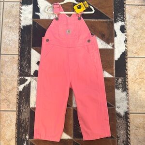 Carhartt Pink Overalls size 2T
